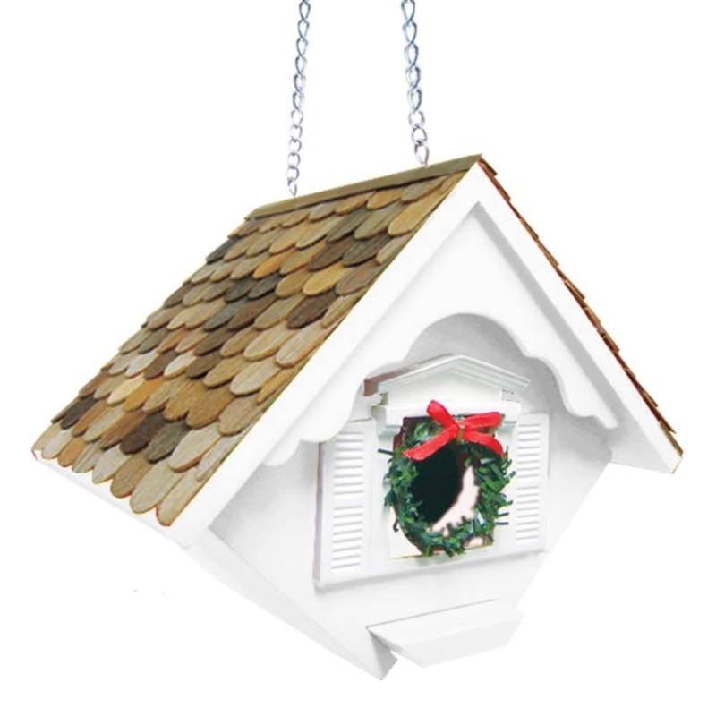 Wren Cottage Birdhouse - White